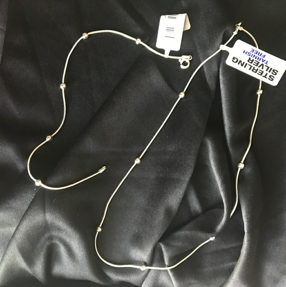 🆕Sterling Silver Necklace and Anklet/Bracelet